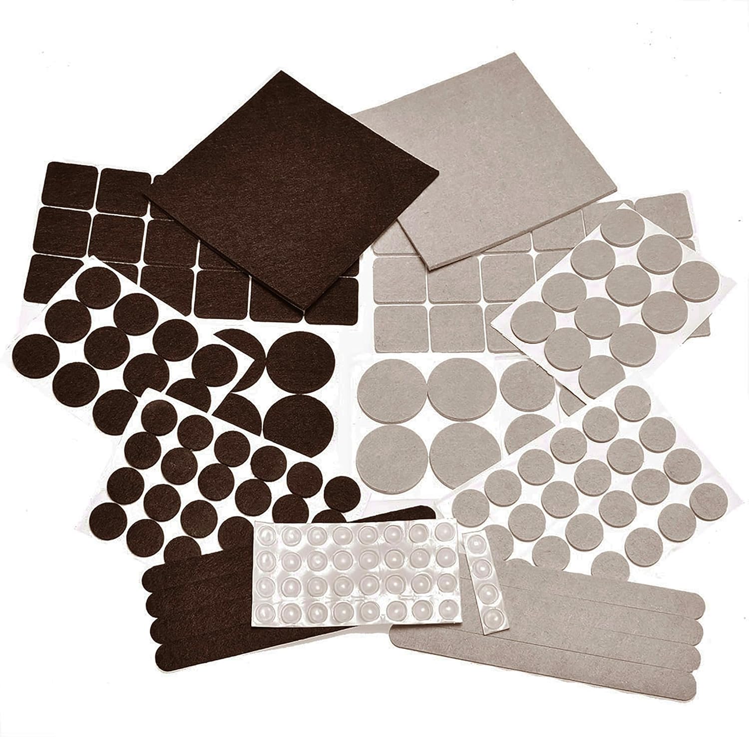 165-Piece Self-Adhesive Felt Pads for Furniture